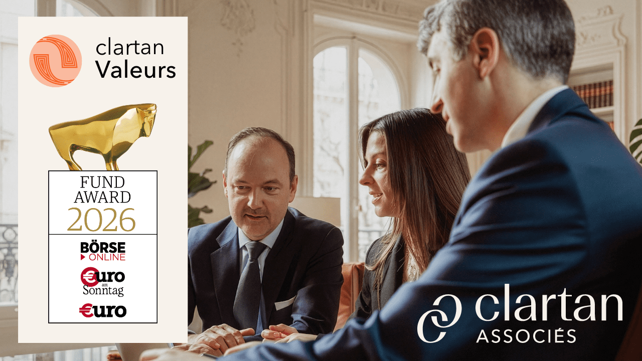 Deux €uro-FundAwards pour Clartan Valeurs sur 3 ans et 5 ans